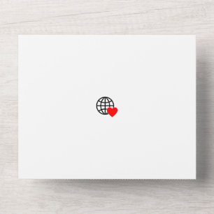 New personalize Text Logo All in One Wedding Invit All In One Invitation