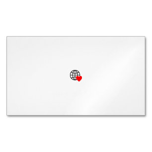 New personalize Text Logo Business Card Magnet