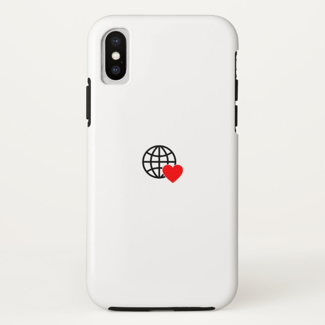 New personalize Text Logo Case-Mate Tough Apple iP iPhone Case (Back)