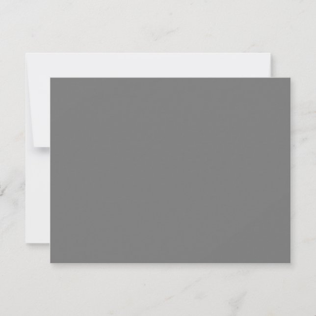 New personalize Text Logo Flat Note Card (Front)