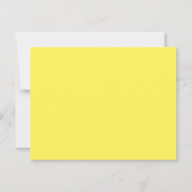 New personalize Text Logo Flat Note Card (Front)