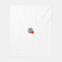 New personalize Text Logo Fleece Blanket