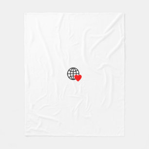 New personalize Text Logo Fleece Blanket