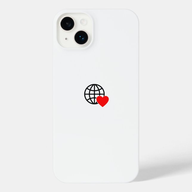 New personalize Text Logo iPhone 14 plus Cases (Back)