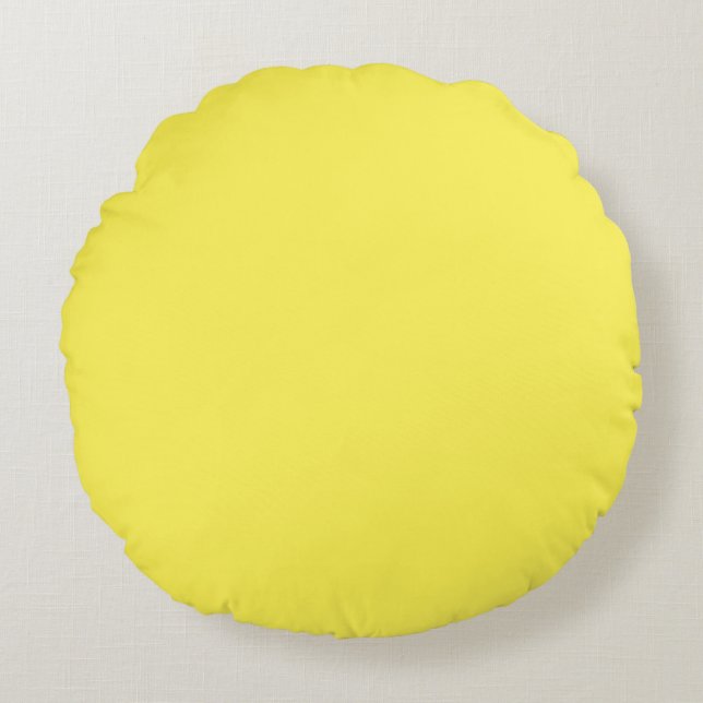 New personalize Text Logo Round Pillow (Front)