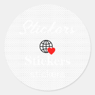 New personalize Text Logo Stickers
