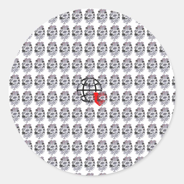 New personalize Text Logo Stickers (Front)