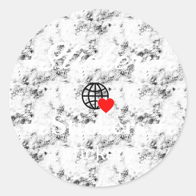 New personalize Text Logo Stickers (Front)