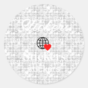New personalize Text Logo Stickers