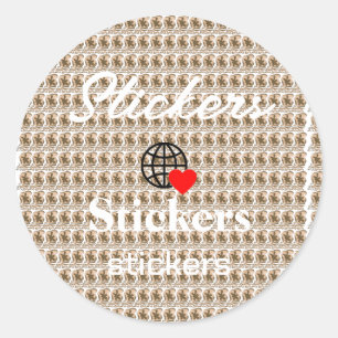 New personalize Text Logo Stickers