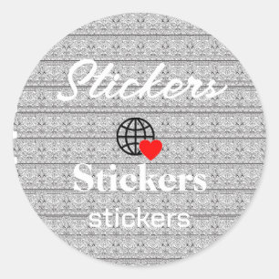 New personalize Text Logo Stickers