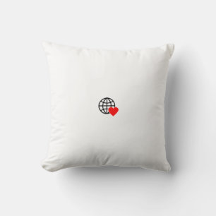 New personalize Text Logo Throw Pillow