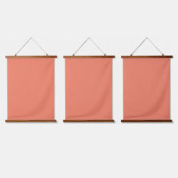 New personalize Text Logo Wood Topped Wall Tapestr