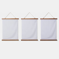 New personalize Text Logo Wood Topped Wall Tapestr