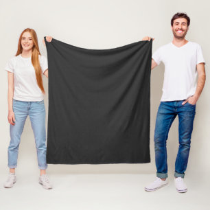 New Personalized a black and white photo of a cloc Fleece Blanket