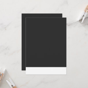 New Personalized a black and white photo of a cloc Invitation