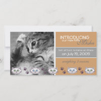 New Pet Birth Announcement
