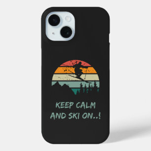 New phone case with skiing design