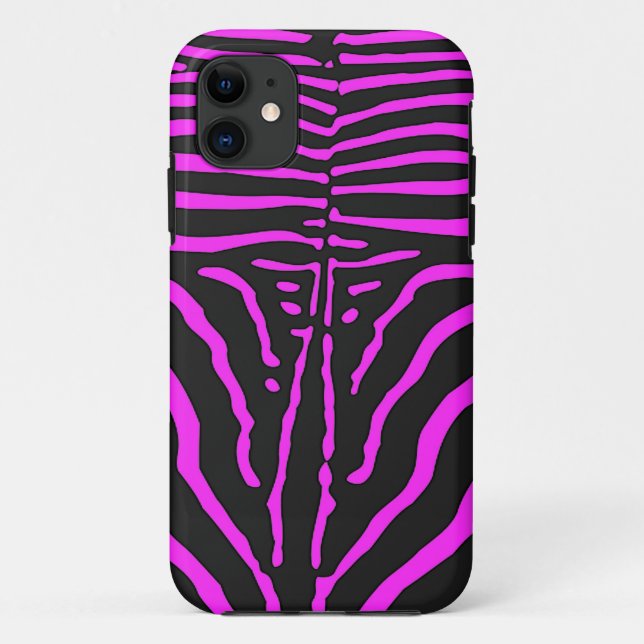 New Pink Black Zebra Print accessories - customise Case-Mate iPhone Case (Back)