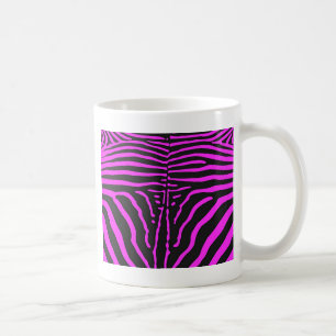 New Pink Black Zebra Print accessories - customise Coffee Mug