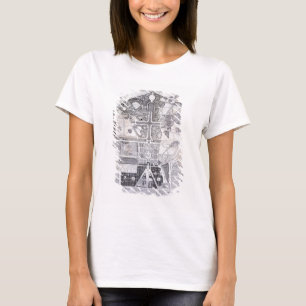 New Plan of the Town, Castle and Gardens at Versai T-Shirt
