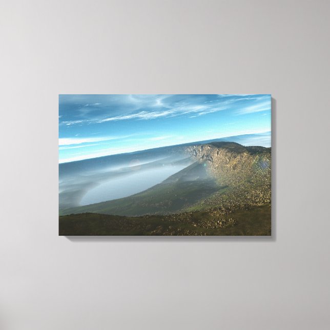 new planet canvas print (Front)