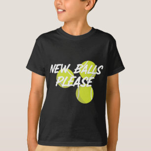 New Please Funny Tennis  T-Shirt