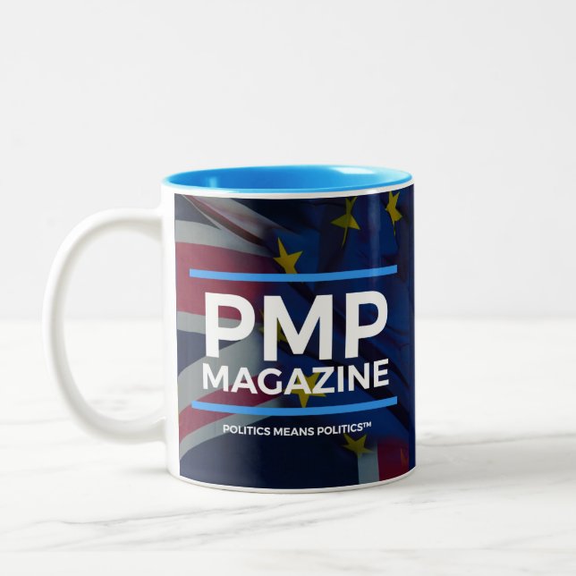 New PMP Magazine Mug UK/EU Flags (Left)