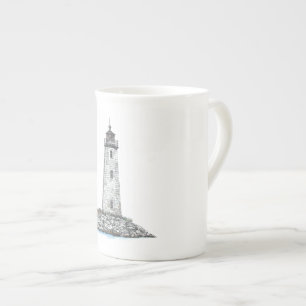 New Point Comfort Lighthouse Bone China Mug