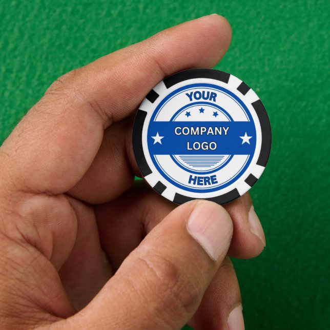 NEW! Poker Chips - Black - Custom (Hand)