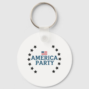 New Political Party America Party 25 Men Women Ame Keychain