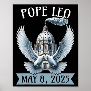 New Pope Leo 2025 Pope Leo  Poster