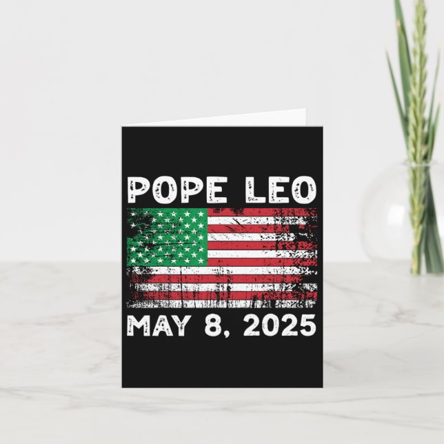 New Pope Leo  Card (Front)