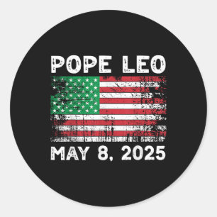 New Pope Leo  Classic Round Sticker