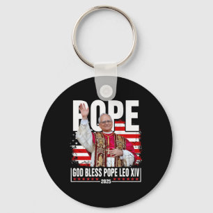 New Pope Leo Xiv Catholic Gifts Catholics (on Back Keychain