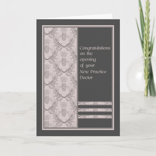 New Practice Opening for Doctor Card (Front)