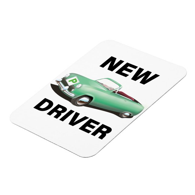 New Provisional car driver Magnet (Left Side)