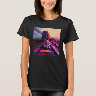 New Psychedelia Psychedelic Guitar Train T-Shirt