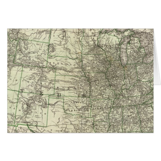 New railroad map of the United States 2 (Front Horizontal)