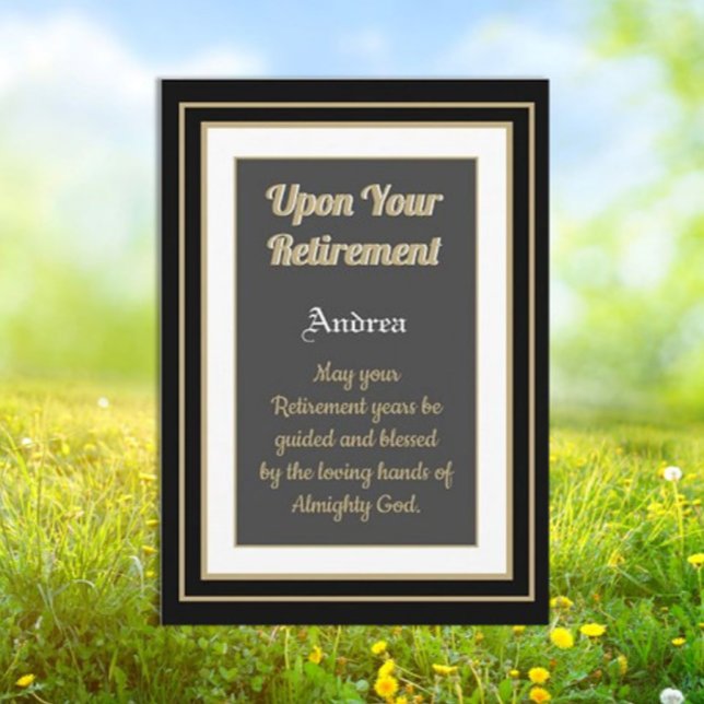 New!  Retirement blessings card (Creator Uploaded)