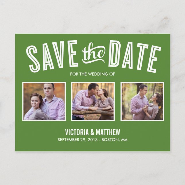 NEW RETRO | SAVE THE DATE ANNOUNCEMENT (Front)