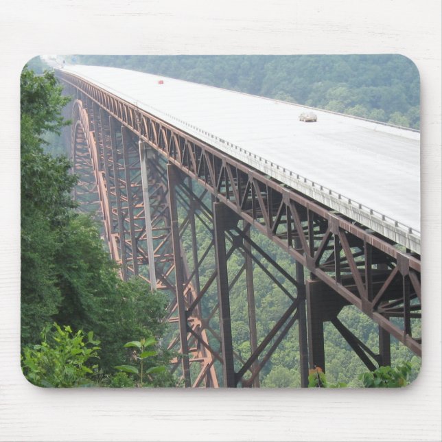 New River Gorge Bridge, West Virginia, Mouse pad. Pad (Front)