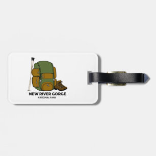 New River Gorge National Park Backpack Luggage Tag