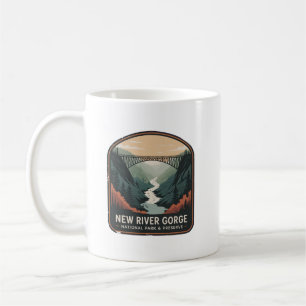 New River Gorge National Park Bridge Badge Coffee Mug