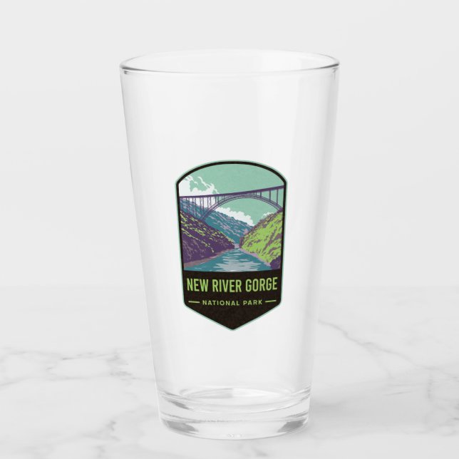 New River Gorge National Park Glass (Front)