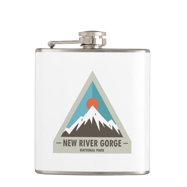 New River Gorge National Park Hip Flask (Front)