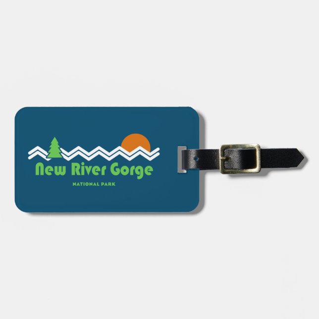 New River Gorge National Park Luggage Tag (Front Horizontal)
