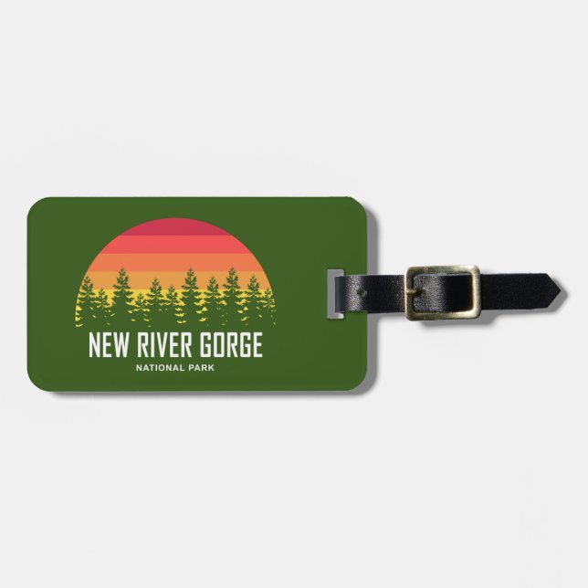 New River Gorge National Park Luggage Tag (Front Horizontal)