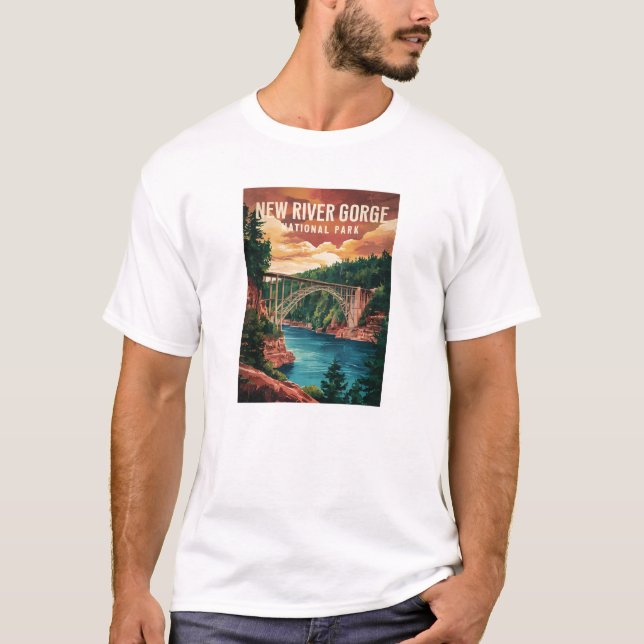 New River Gorge National Park & Preserve  T-Shirt (Front)
