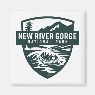 New River Gorge National Park Rafting  Magnet